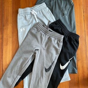 NWOT 4 Fleece-lined Nike and Under Armour Pants
